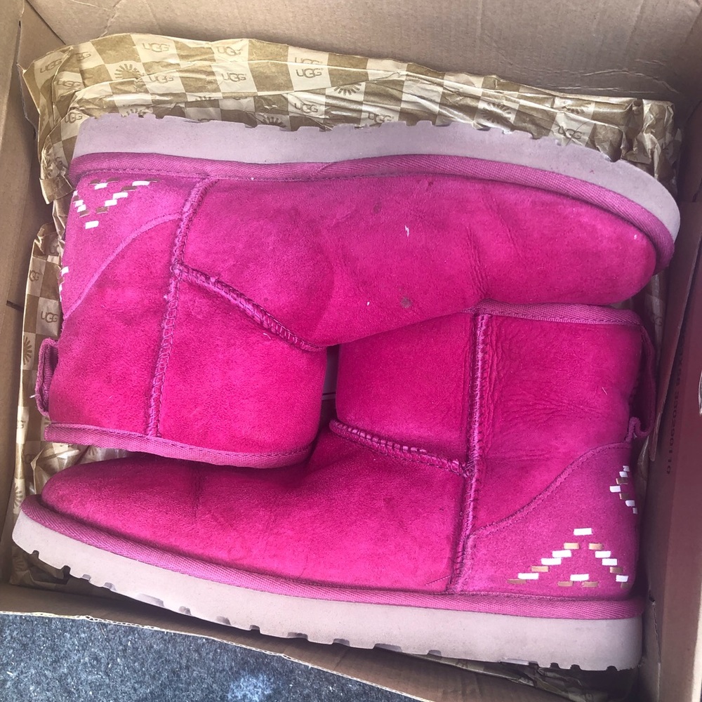 Pink mini Uggs